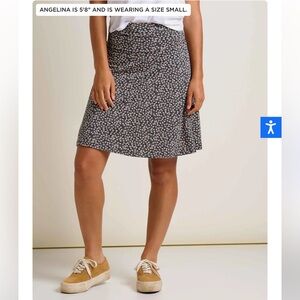 Toad & Co. PullOn Chaka Skirt Tencel/Organic Cotton. Size Small.